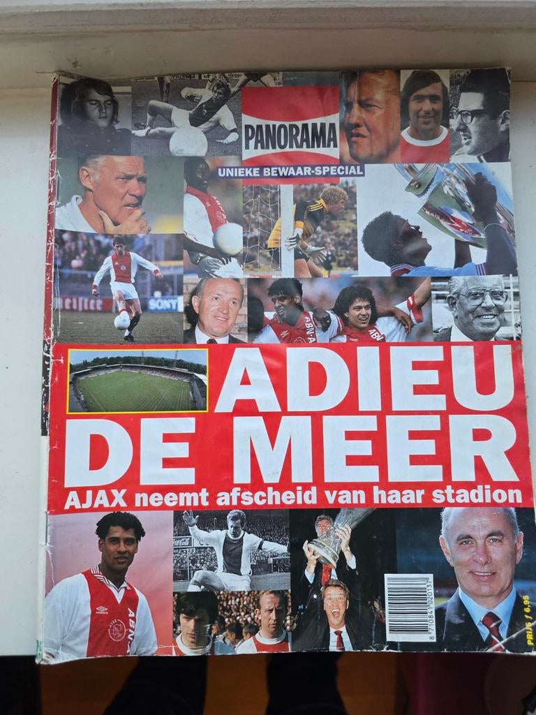 Adieu de De Meer bewaar-speciaal Panorama, Verzamelen, Ophalen of Verzenden, Buitenlandse clubs