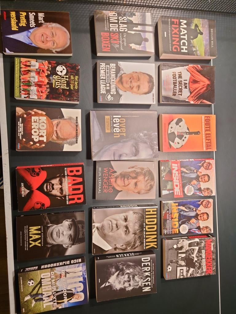 Sportboeken Collectie: Hiddink, Derksen, Verstappen & Meer!, Boeken, Sportboeken, Gelezen, Balsport, Ophalen of Verzenden