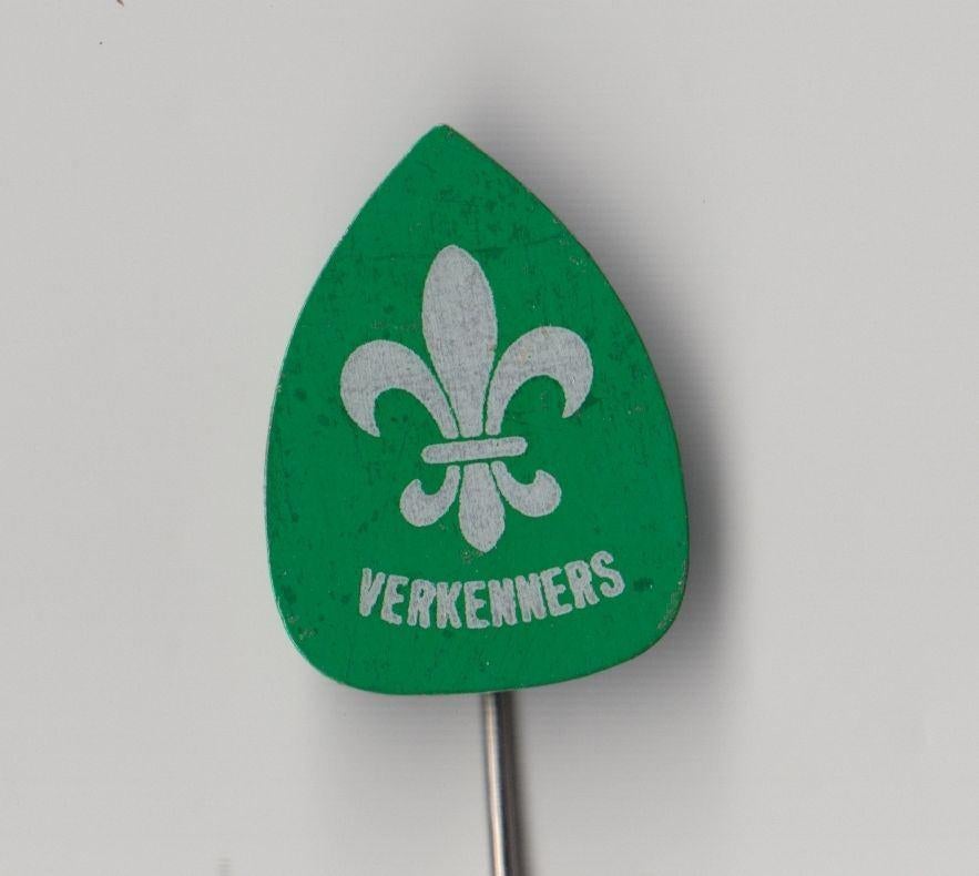 Scouting Verkenners speldje, Verzamelen, Gebruikt, Niet vindbaar, Niet vindbaar, Speldje of Pin