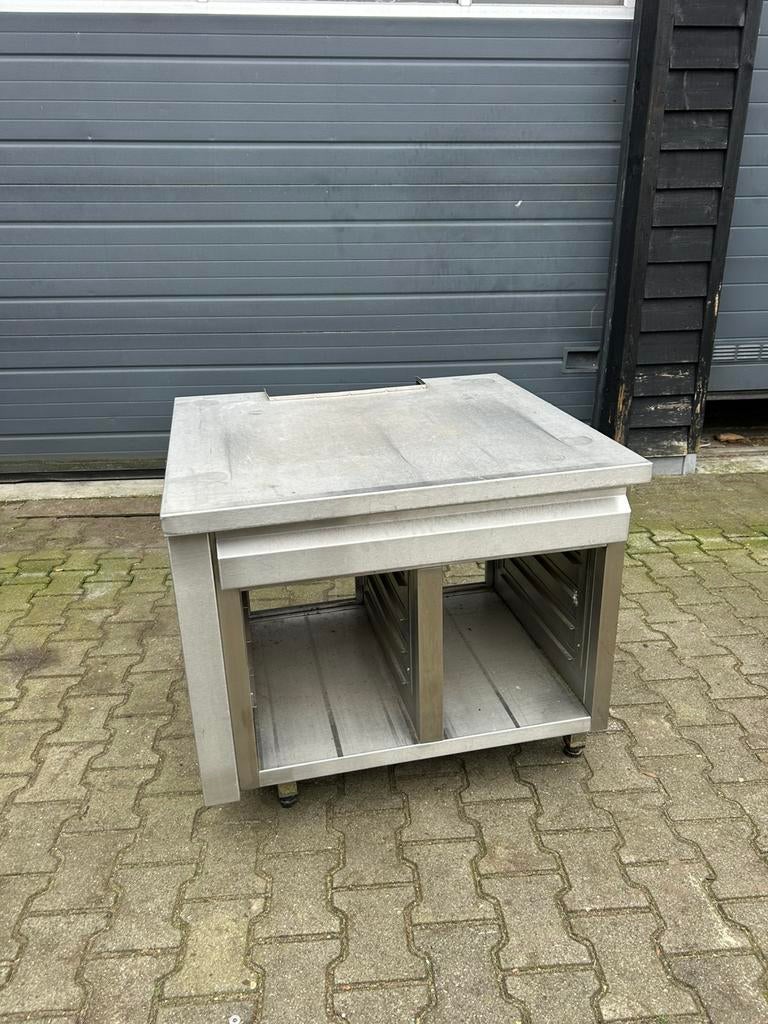 Rvs onderstel rvstafel oven onderstel rational leventi unox, Witgoed en Apparatuur, Ovens, Ophalen, Zo goed als nieuw, 60 cm of meer