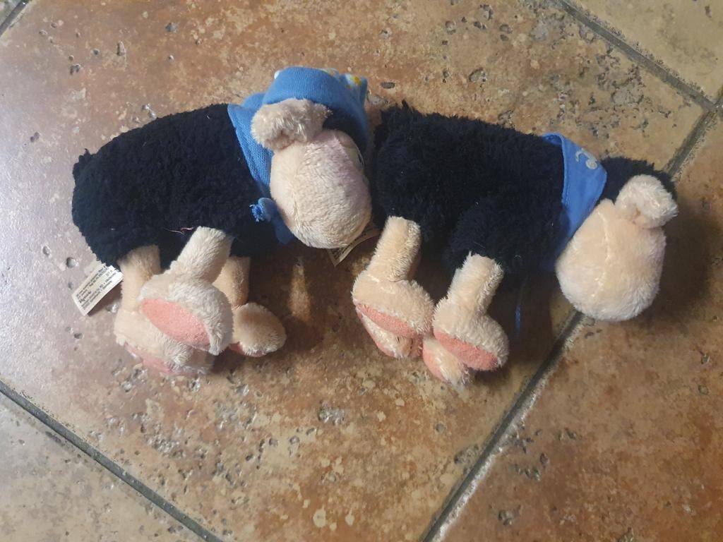 Te koop 2 mini zwarte schaapjes Diddl, Ophalen of Verzenden, Zo goed als nieuw