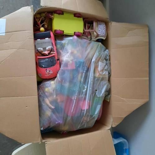 Grote doos polly pocket  / mino barbie, Kinderen en Baby's, Speelgoed | Poppen, Ophalen of Verzenden, Gebruikt, Barbie