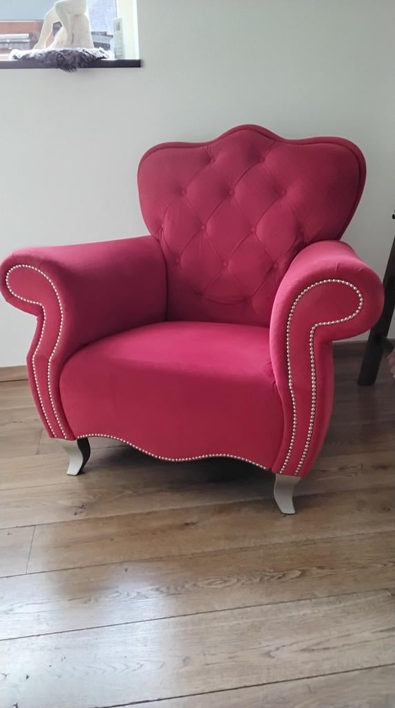 Barok fauteuil, Ophalen, Zo goed als nieuw, 75 tot 100 cm