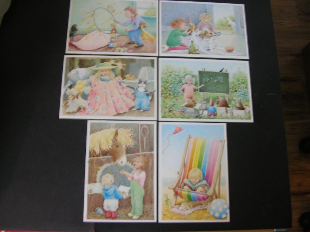 Voor het Kind Ansichtkaarten 1981 Kind en Dier, Verzamelen, Verzenden, 1980 tot heden, Ongelopen, Kinderen