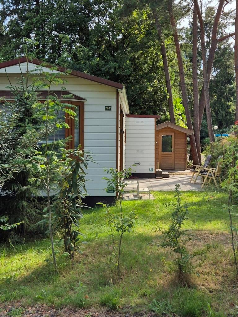 Stacaravan / chalet op Resort Bosvallei in Ede, Caravans en Kamperen, Stacaravans, tot en met 4, Ophalen