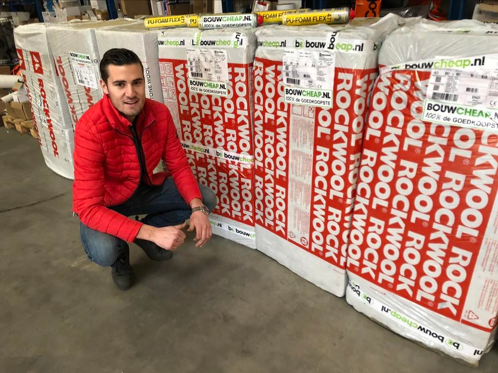 Rockwool en of glaswol Bouwcheap de goedkoopste