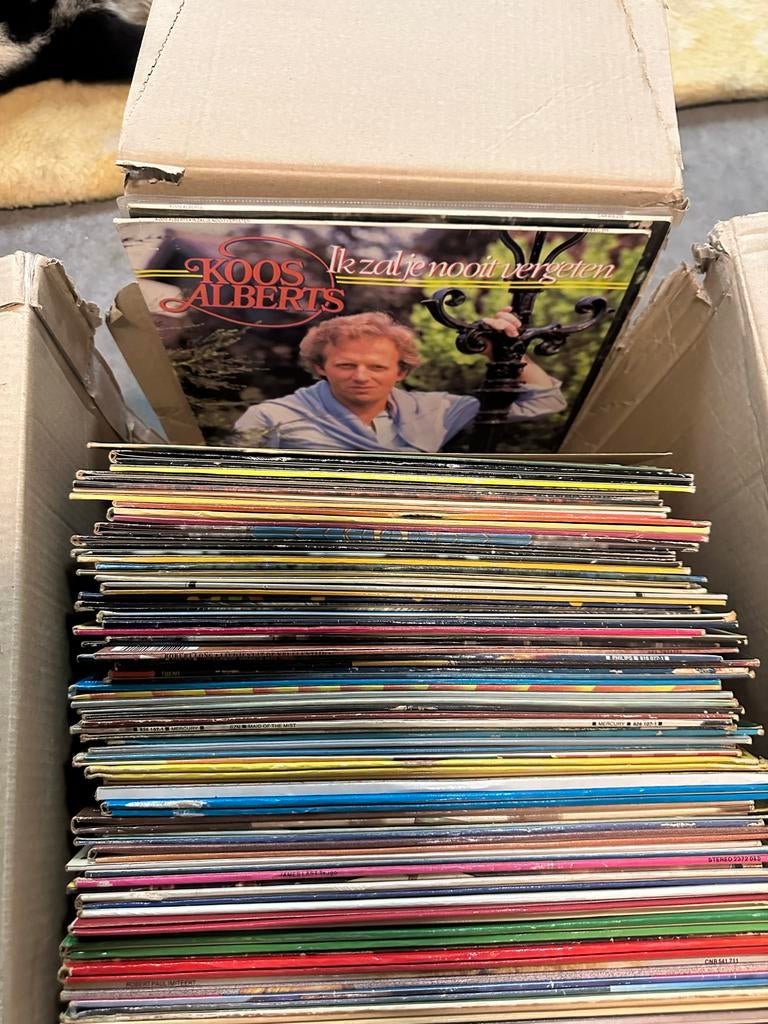 3x doos vinyl lp, Ophalen, Gebruikt, Overige formaten