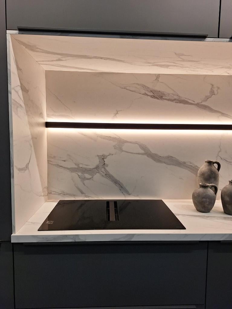 Complete Nieuwe keuken met apparatuur – Keuken Noa, Ophalen of Verzenden, Zo goed als nieuw, Met kookeiland