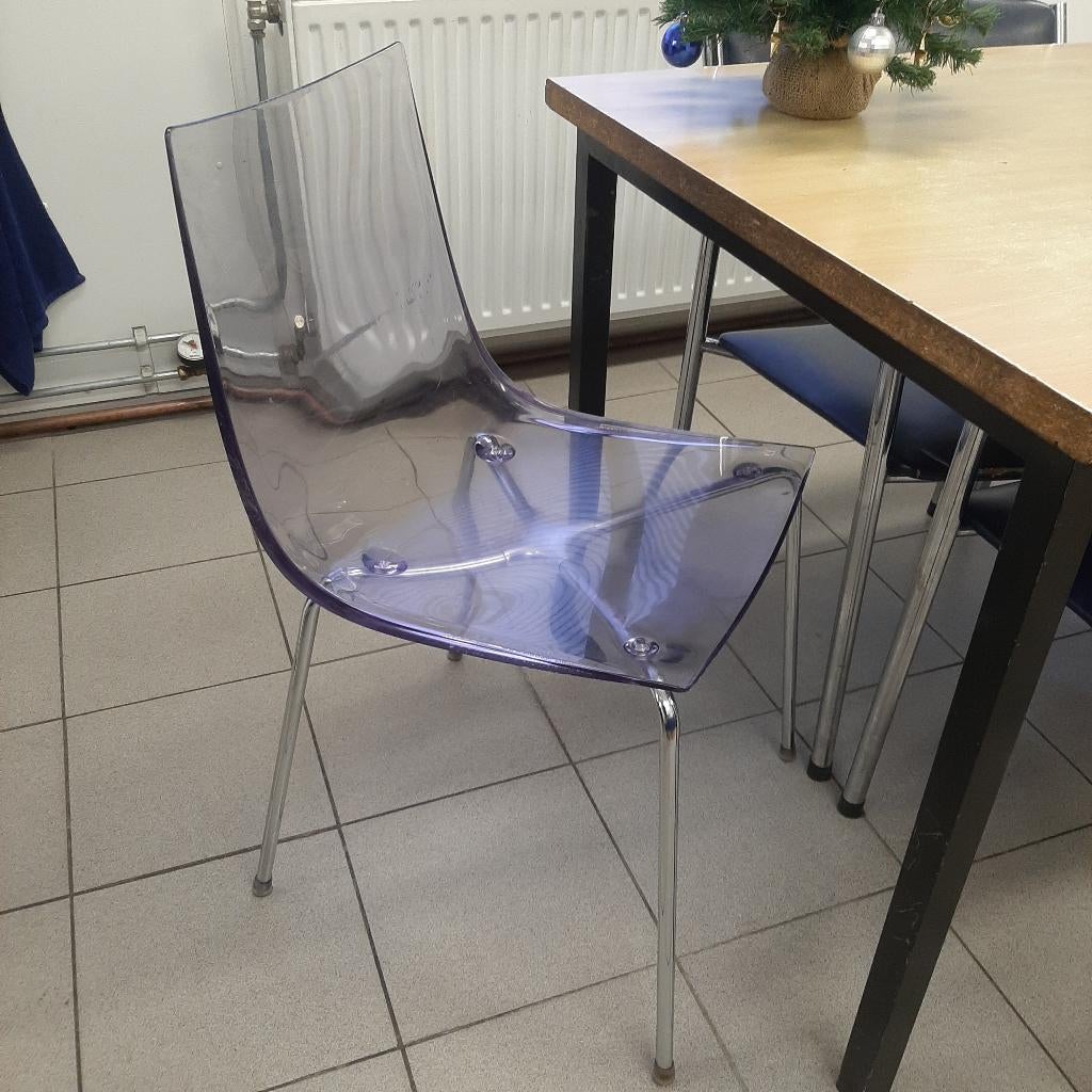 Kunstof stoelen (3 kleuren), Ophalen, Gebruikt, Overige kleuren, Mid Century Modern