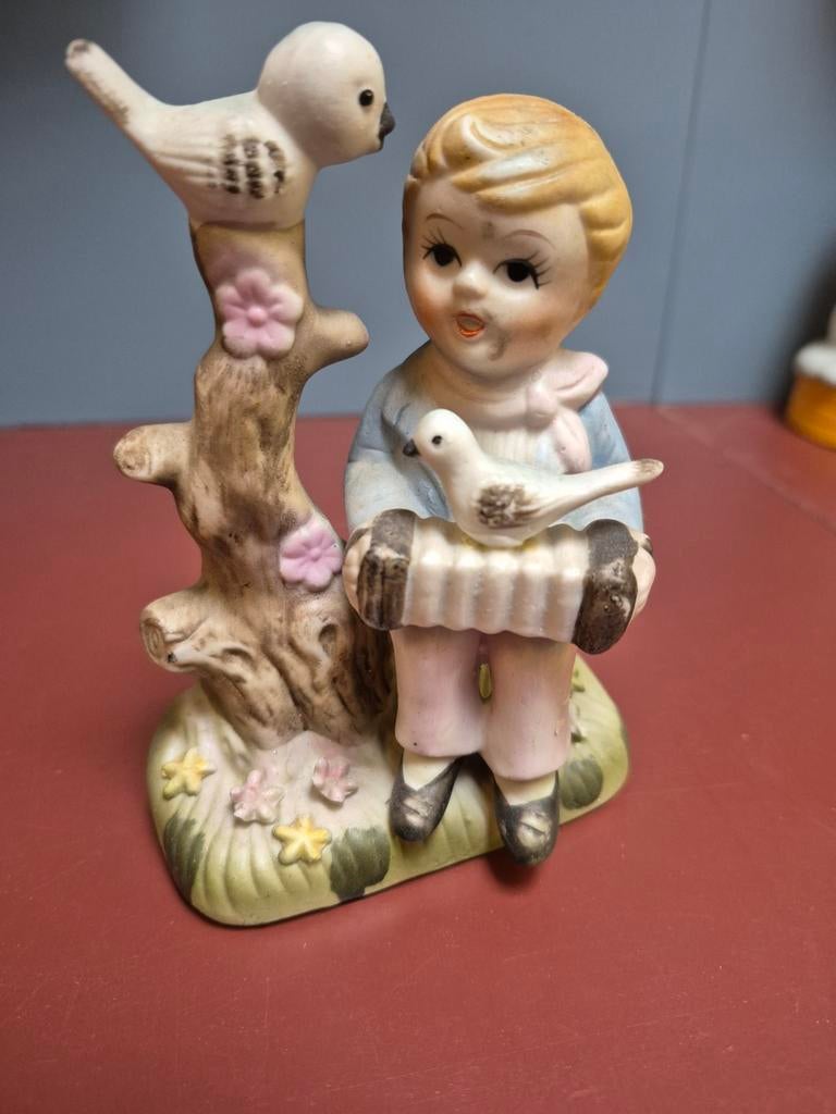 Jongen met accordeon, Ophalen of Verzenden, Zo goed als nieuw, Mens