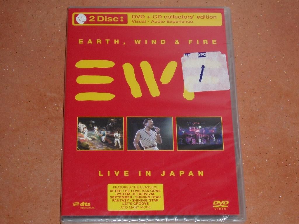DVD + CD Earth Wind & Fire - Live in Japan, Alle leeftijden, Verzenden, Nieuw in verpakking