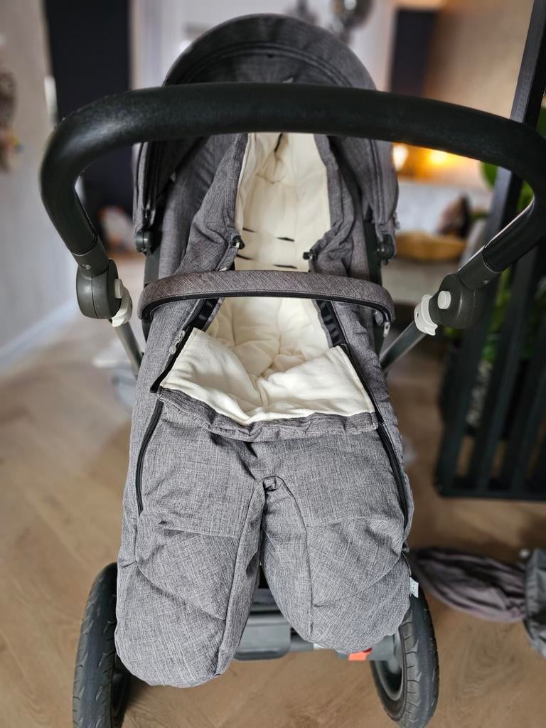 Stokke Trailz, Gebruikt, Verstelbare duwstang, Ophalen, Kinderwagen