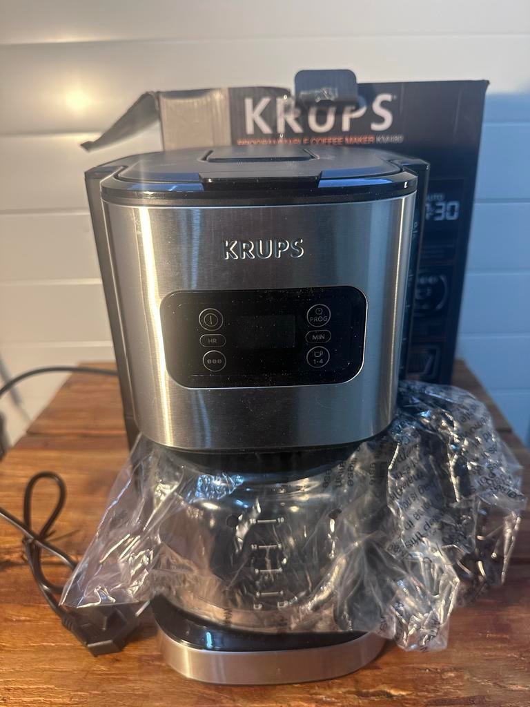 Krups Koffiemachine KM480 - Nieuw in doos, Afneembaar waterreservoir, ., Gemalen koffie, Ophalen of Verzenden