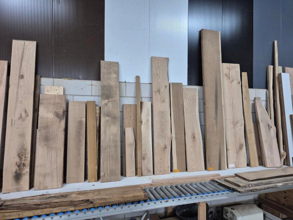 Eiken schappen/vensterbank, Doe-het-zelf en Verbouw, Hout en Planken, Ophalen, 25 tot 50 mm, Eiken, Nieuw