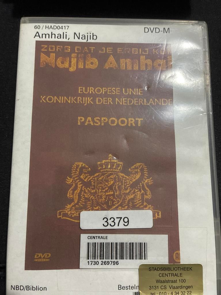 Najib Amhali - Zorg dat je erbij komt (DVD), Alle leeftijden, Ophalen of Verzenden, Zo goed als nieuw, Komedie