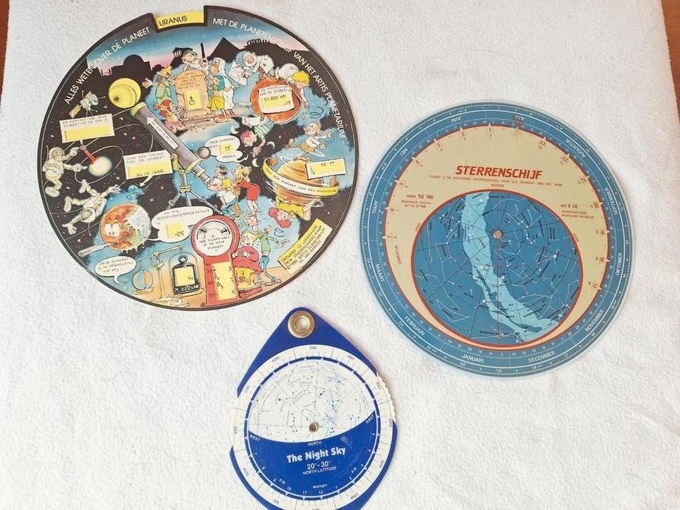 Vintage Sterrenschijf en Planetarium, Ophalen of Verzenden, 1800 tot 2000, Wereld, Landkaart