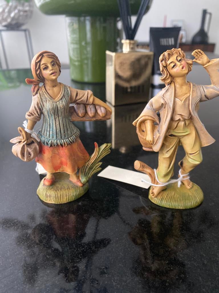 Vintage Resin beeldjes gemerkt Italy, Verzamelen, Beelden en Beeldjes, Ophalen of Verzenden, Zo goed als nieuw, Dier