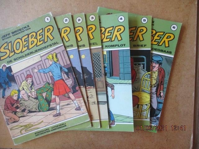 adv3997 sloeber 1, Eén stripboek, Ophalen, Gelezen