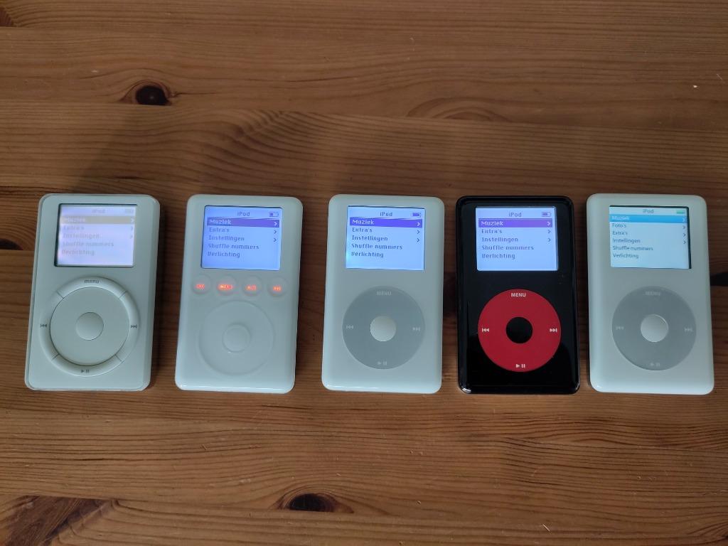 iPod classic 1st/2nd/3rd/4th/5th/6th/7th reparaties