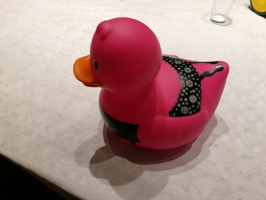 Grote roze badeend, Kinderen en Baby's, Speelgoed | Badspeelgoed, Ophalen of Verzenden, Zo goed als nieuw