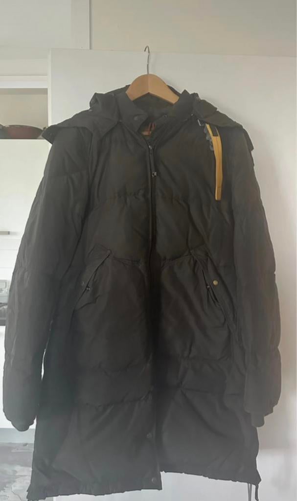 Parajumper long bear dames jas, Kleding | Dames, Jassen | Winter, Ophalen of Verzenden, Gedragen, Maat 42/44 (L), Groen