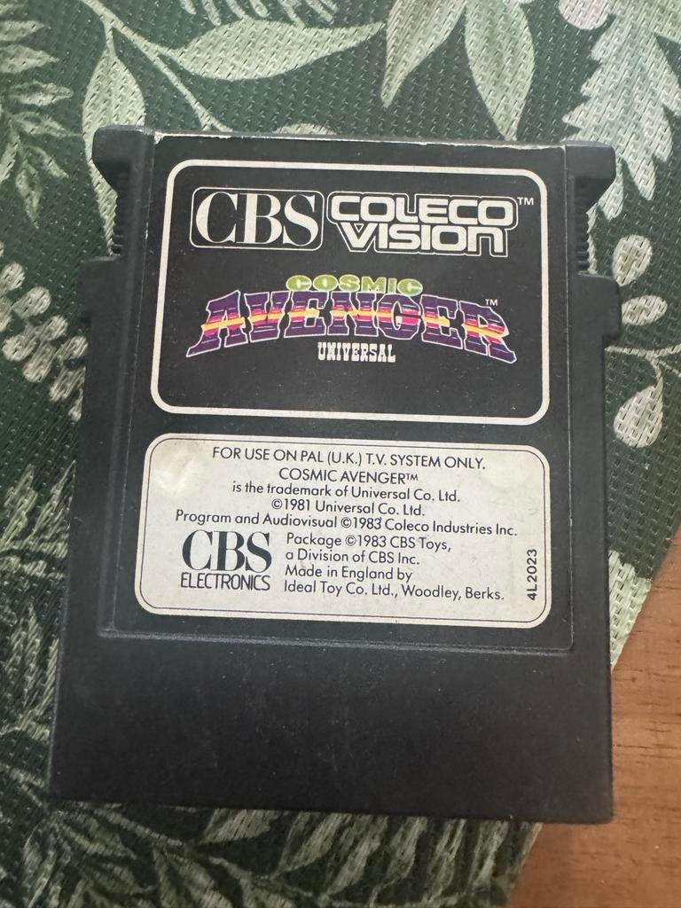 Cosmic Avenger - CBS ColecoVision, Avontuur en Actie, 1 speler, Ophalen of Verzenden, Zo goed als nieuw