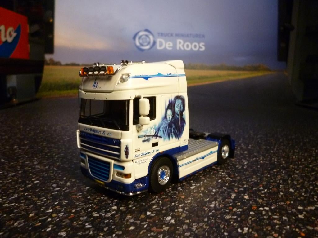 WSI DAF XF 105 Leo Beljaars & Zn. met certificaat, Ophalen of Verzenden, Zo goed als nieuw, Bus of Vrachtwagen, Wsi