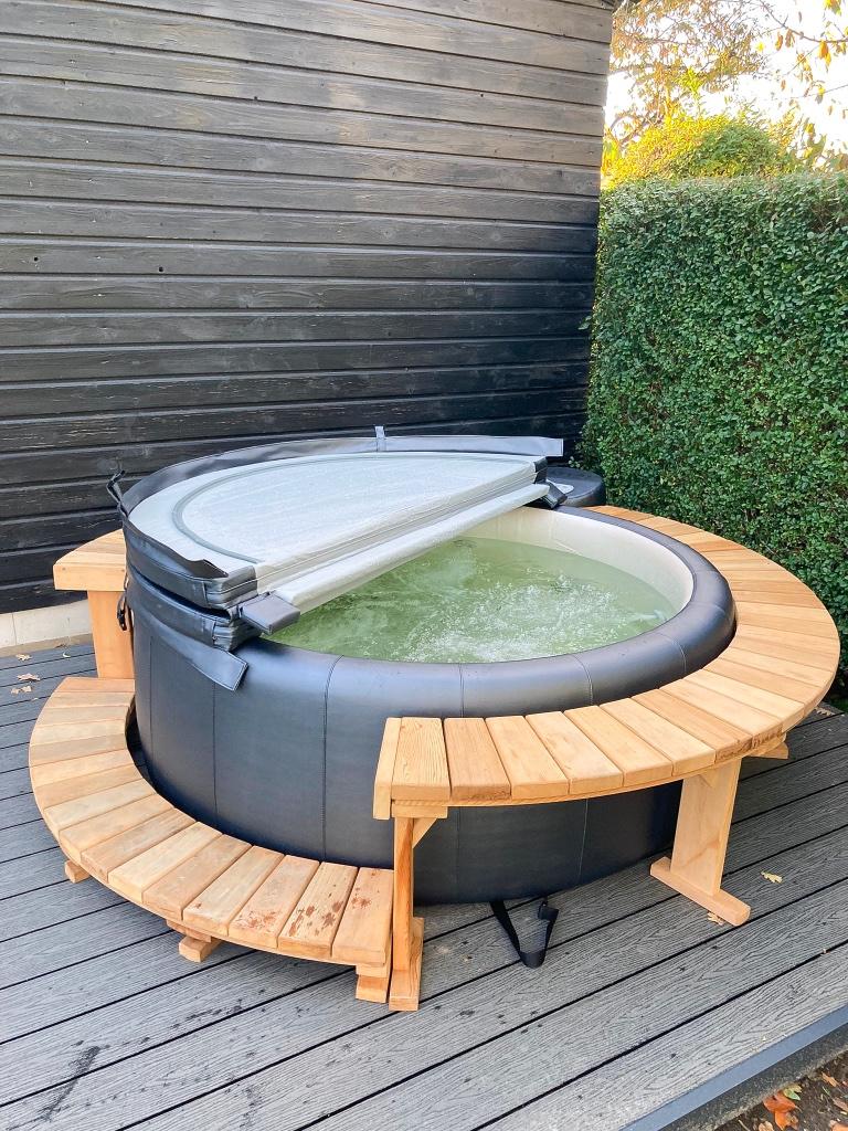 Softub Resort | mogelijk met houten omranding | Jacuzzi spa, Ophalen of Verzenden, Nieuw, Vast