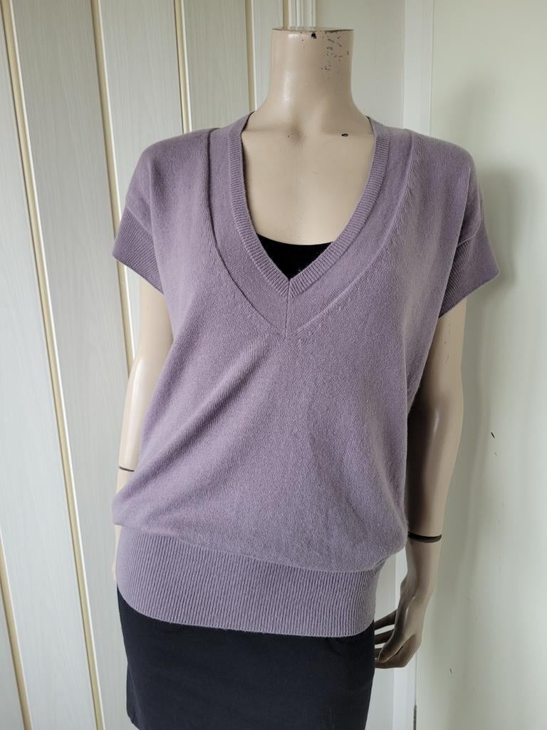 Philo-Sofie pure cashmere gilet paars maat 38/M, Ophalen of Verzenden, Zo goed als nieuw, Maat 38/40 (M), Paars