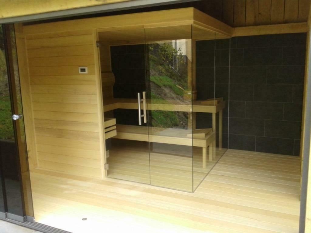 buitensauna, Sport en Fitness, Sauna, Nieuw, Complete sauna, Fins of Traditioneel, Ophalen of Verzenden