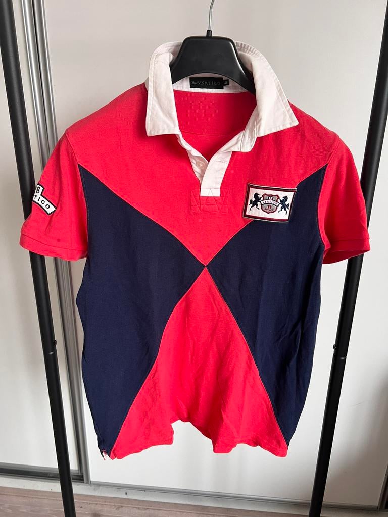 Vertigo sports Polo koraal blauw maat M, Ophalen of Verzenden, Zo goed als nieuw, Dressuur