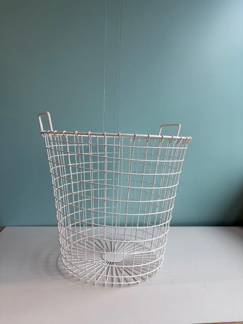 witte ijzeren manden 10L -18 stuks, Ophalen, Zo goed als nieuw