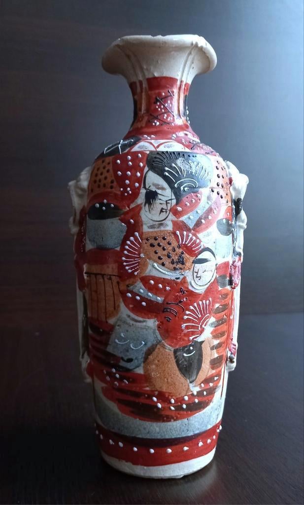 Antiek Japanse Satsuma vaas, Antiek en Kunst, Ophalen of Verzenden