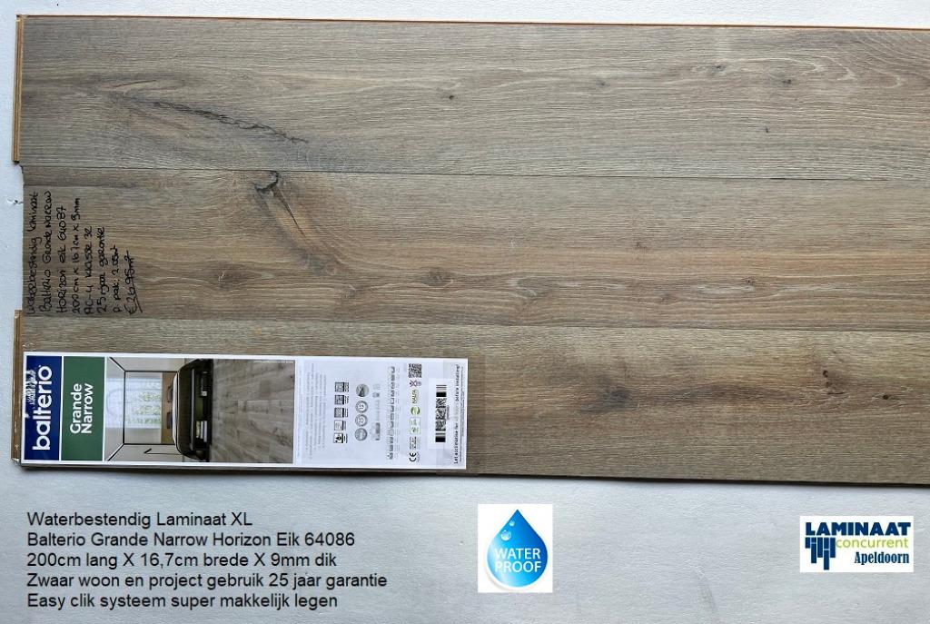 KOOPZONDAG OPEN Waterbestendig XXL Laminaat Beige 9 X kleur, 75 m² of meer, Beige, Nieuw, Ophalen of Verzenden