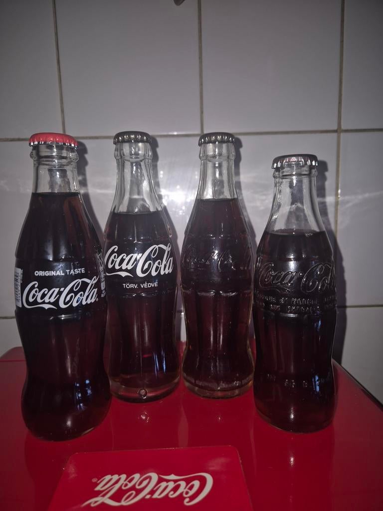 Oude Coca Cola Flesjes - Vintage Collectie, Ophalen of Verzenden, Gebruikt, Verpakking