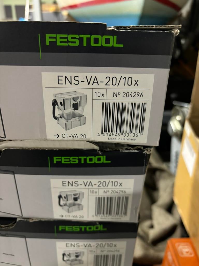 Festool Afvoerzak ENS-VA-20/10x, Ophalen of Verzenden, Nieuw