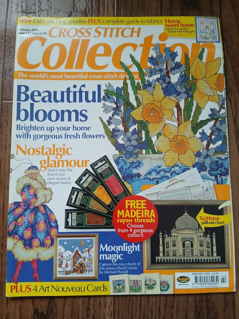 borduurblad Cross Stitch Collection 114, februari 2005, Hobby en Vrije tijd, Ophalen of Verzenden, Zo goed als nieuw, Handborduren