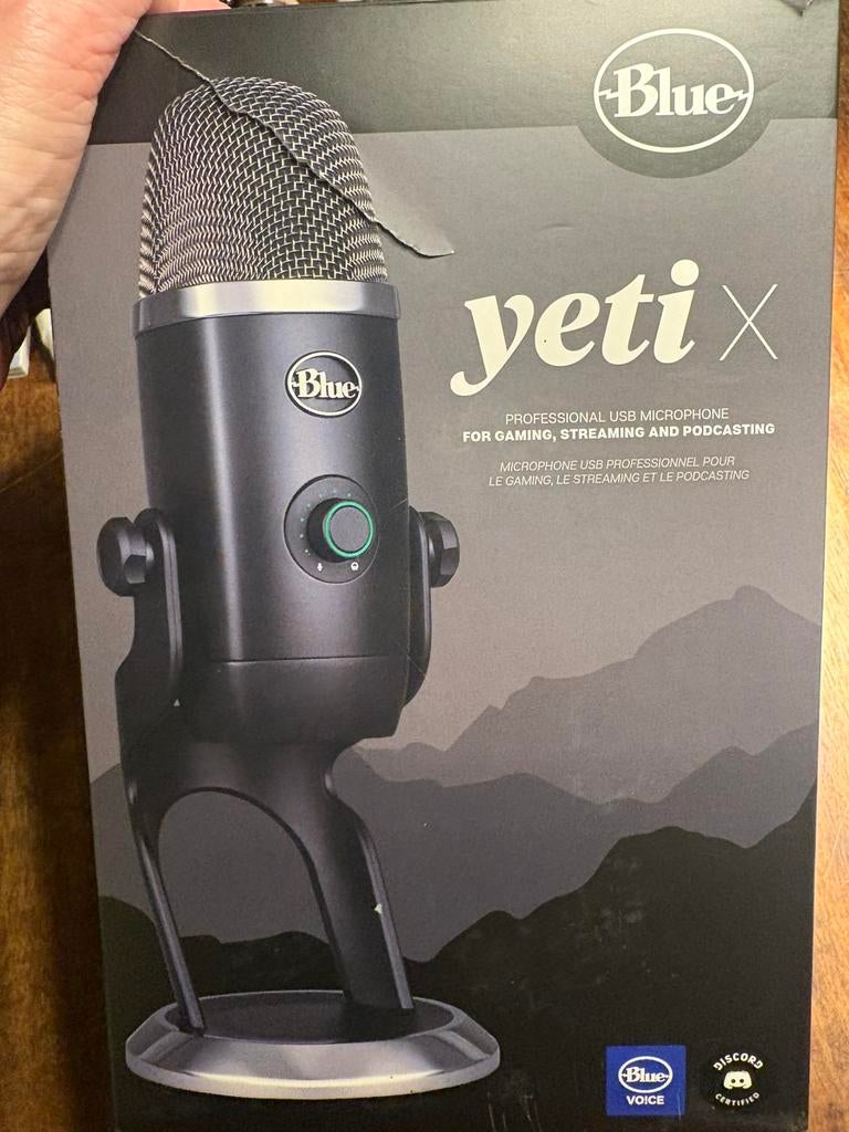 Nieuwe Blue Yeti X microfoon, Muziek en Instrumenten, Microfoons, Verzenden, Nieuw, Studiomicrofoon