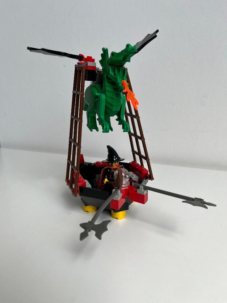 Lego 6037 fright knights Witch Windship (1997), Kinderen en Baby's, Speelgoed | Duplo en Lego, Gebruikt, Lego, Complete set, Ophalen of Verzenden
