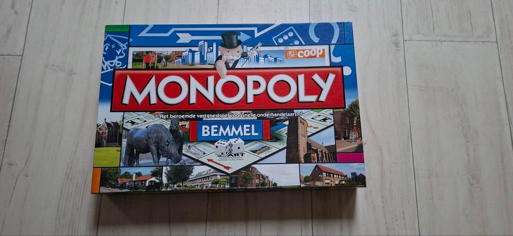 Bordspel Monopoly Bemmel NIEUW, Vijf spelers of meer, Ophalen of Verzenden, Nieuw