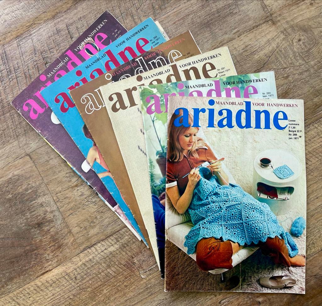 Ariadne Maandblad voor Handwerken - Jaargang 1971, Ophalen of Verzenden, Zo goed als nieuw