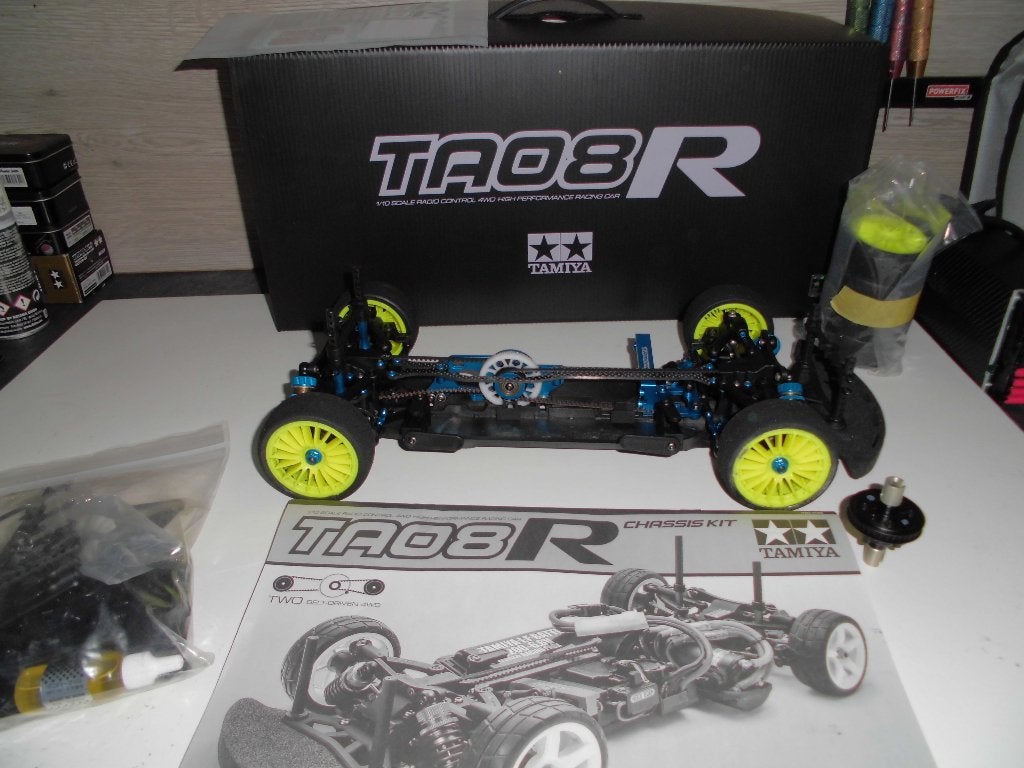 TAMIYA TA08R CHASSIS, Hobby en Vrije tijd, Elektro, Ophalen of Verzenden, Zo goed als nieuw, Schaal 1:10