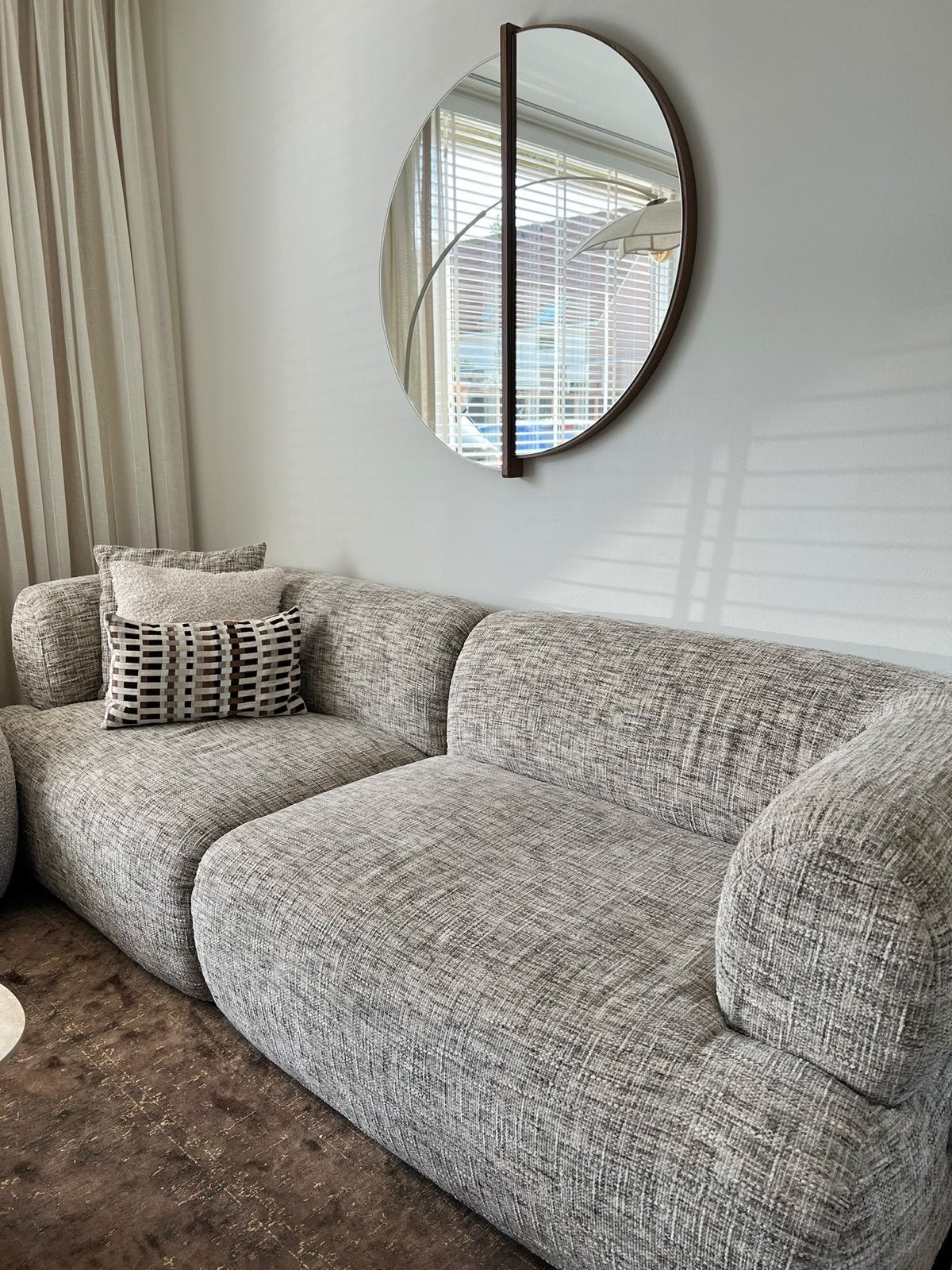 Zo goed als nieuwe bank - Modern en comfortabel, Ophalen, Driepersoons, 75 tot 100 cm, Zo goed als nieuw
