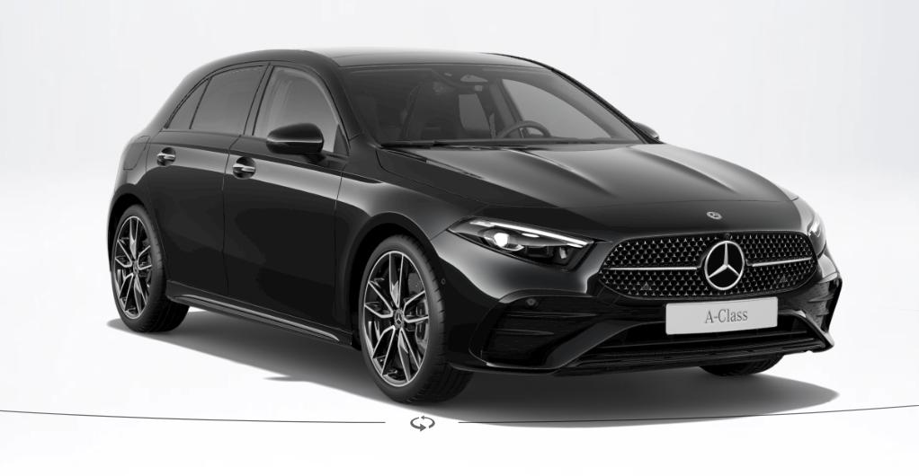 Mercedes-Benz A-Klasse A 250 e Business Solution AMG l Head-, Zwart, 4 cilinders, Zwart, Bedrijf