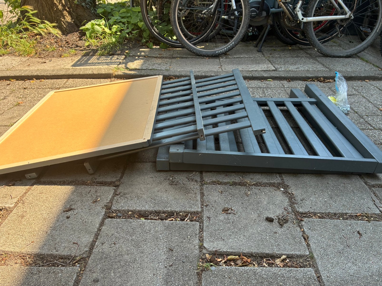 Gratis Baby box, Kinderen en Baby's, Boxen, Ophalen, Gebruikt, Vierkant, In hoogte verstelbaar