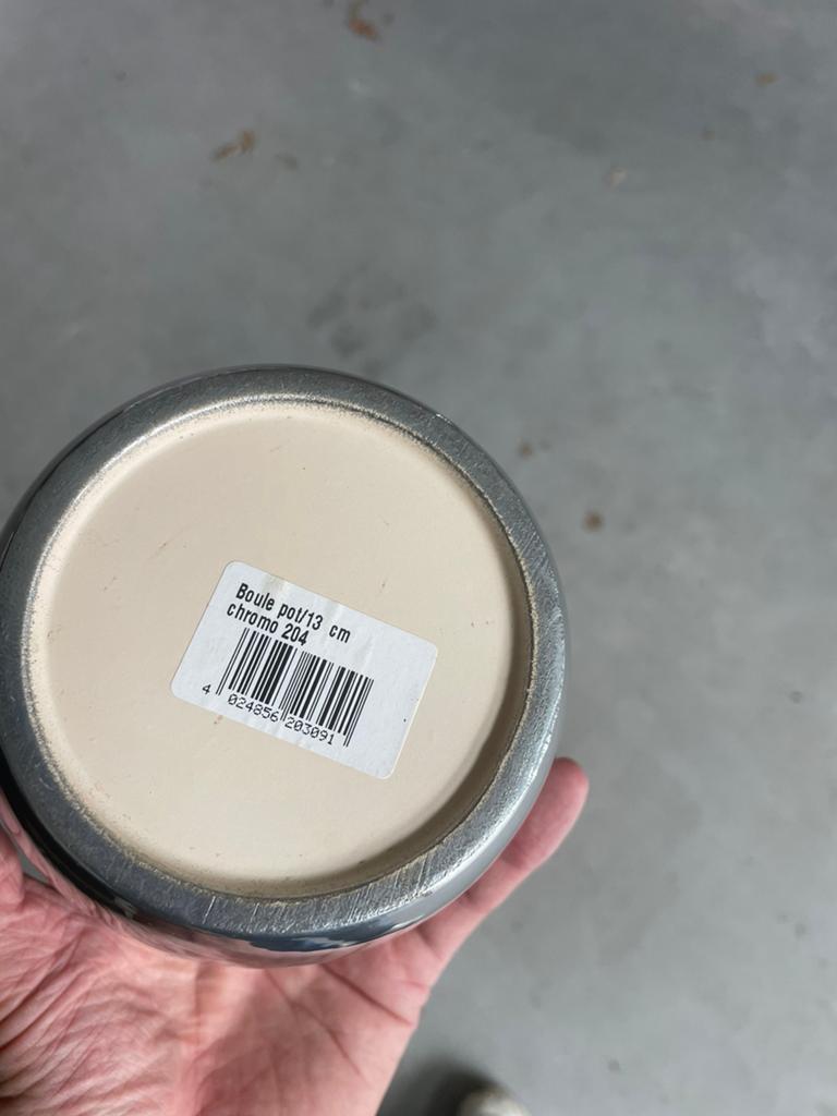 18 x bloempot 13 cm potmaat, Huis en Inrichting, Ophalen of Verzenden, Zo goed als nieuw, Rond