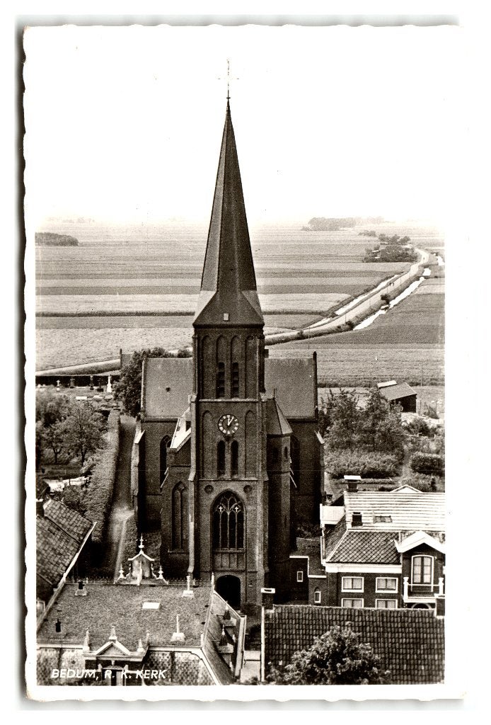 Bedum, R. K. Kerk, Verzenden, 1960 tot 1980, Gelopen, Groningen