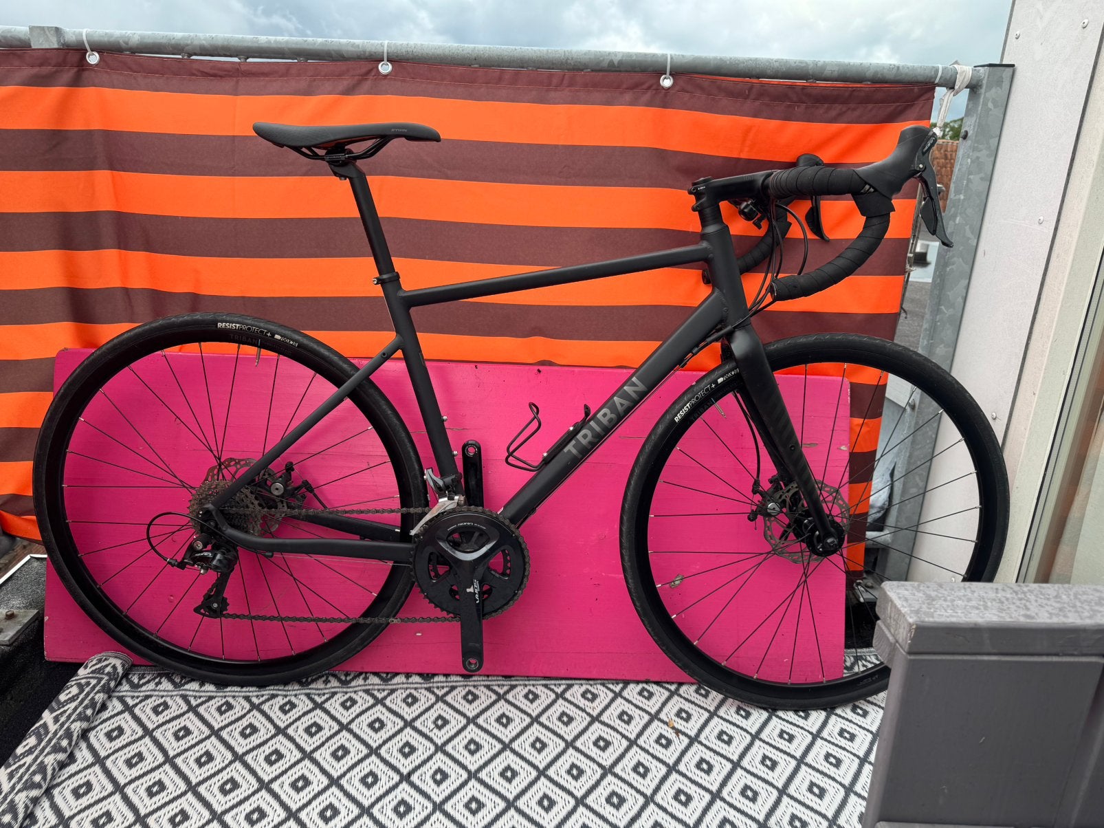 Triban RC500 Racefiets maat M, Fietsen en Brommers, Fietsen | Racefietsen, Overige merken, Aluminium, Ophalen of Verzenden, Zo goed als nieuw
