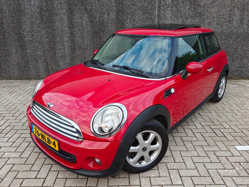 Mini 1.6 | 2010 | 2e EIG | Nieuwe APK | Dubbel Dakje |155DKM, Auto's, Mini, Voorwielaandrijving, Euro 5, Zwart, 4 cilinders
