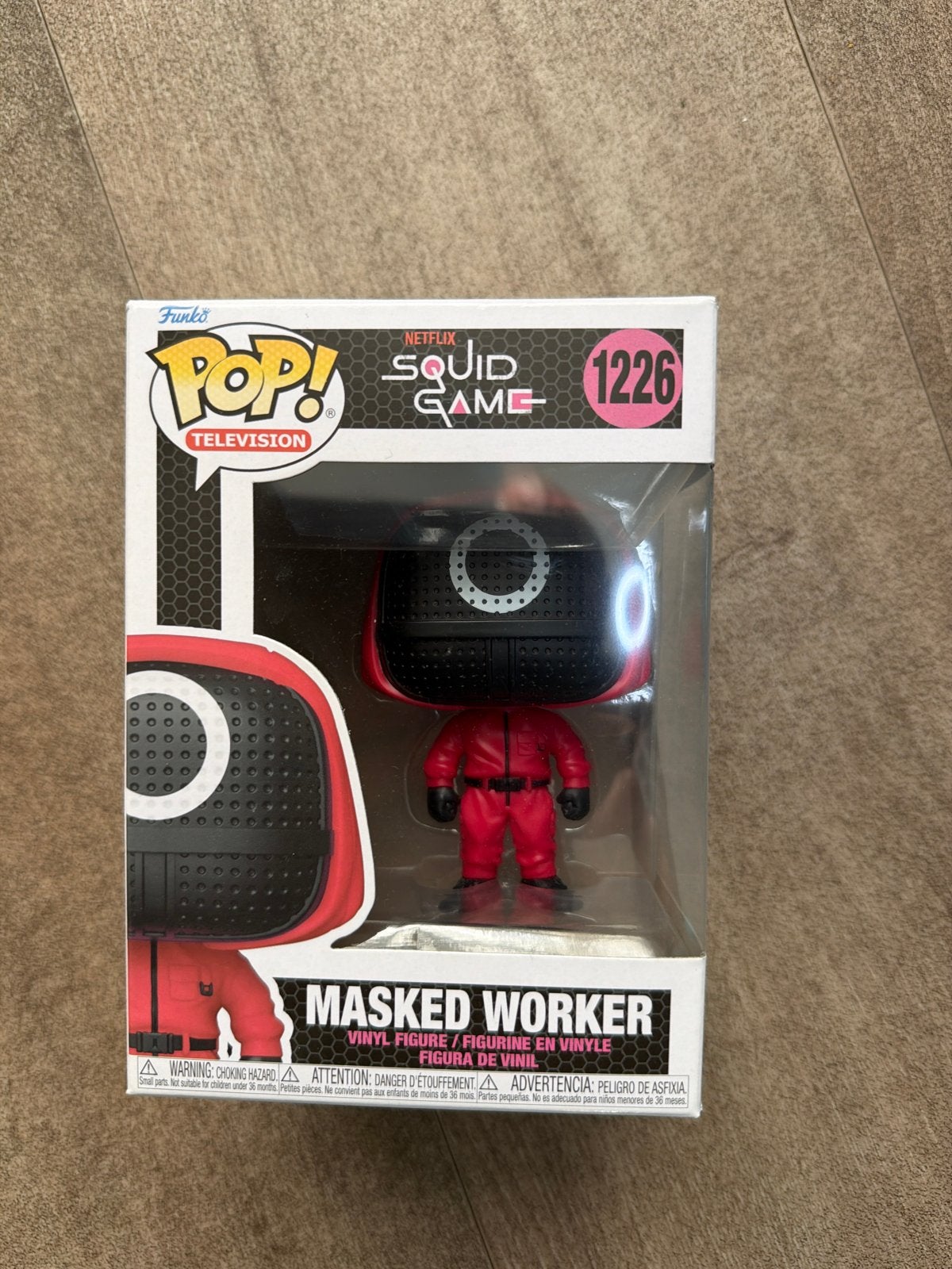 Funko Pop! Television: Squid Game - Masked Worker (1226), Ophalen of Verzenden, Nieuw